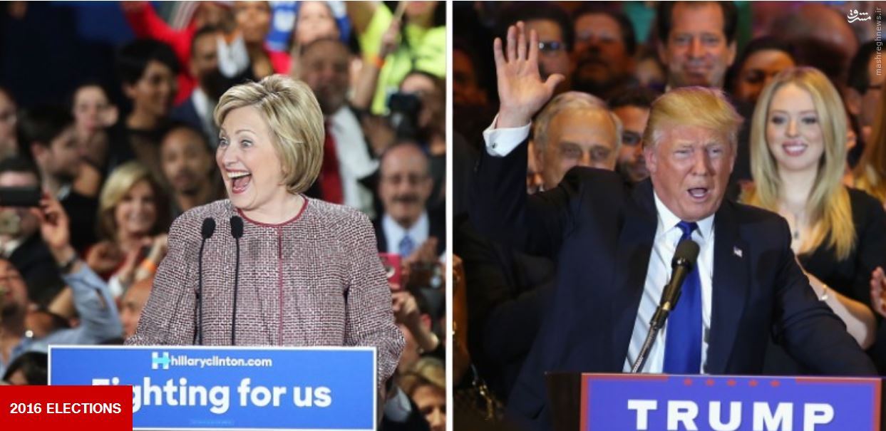 کلینتون و ترامپ فاتح نیویورک شدند/ سندرز در آستانه سقوط نهایی + فیلم و آمار