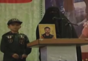 ناگفته های جانسوز همسر و فرزند شهید مدافع حرم + فیلم