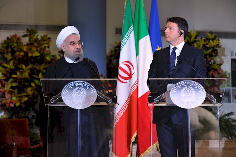 روحانی در نشست خبری مشترک با نخست‌وزیر ایتالیا: توافق هسته‌ای بین ایران و ۱+۵ بر محور اعتماد متقابل شکل گرفت/ برای زدودن جو روانی بجامانده از دوران تحریم نیازمند تلاش مضاعف هستیم