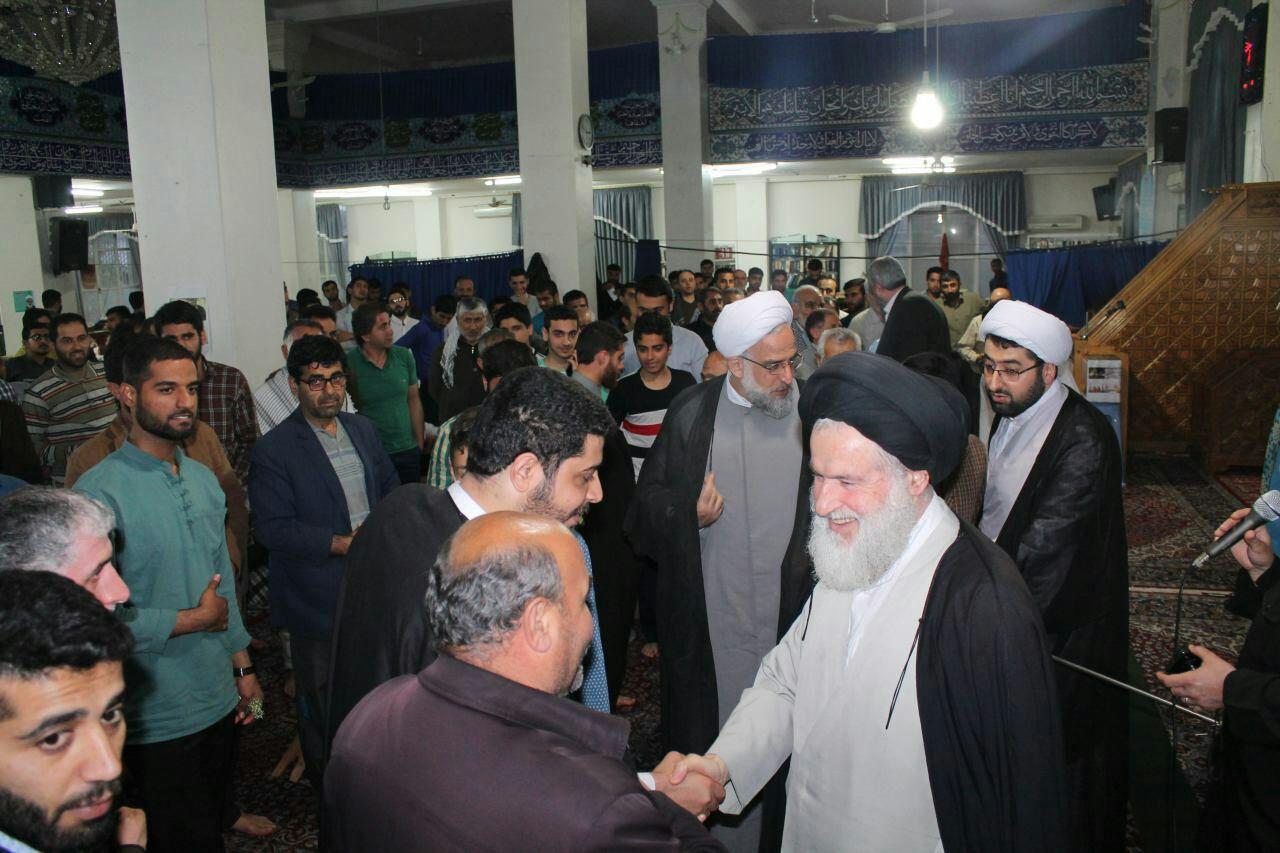 دیدار آیت الله توکل با معتکفین شهرستان چالوس+تصاویر