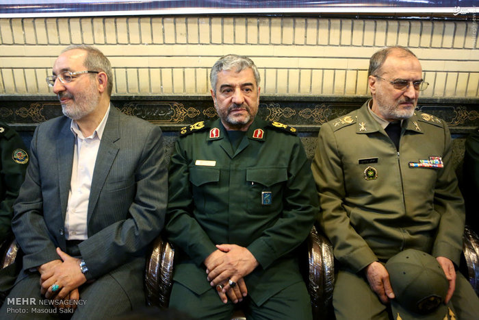 عکس/ مراسم ترحیم والده سردار سلامی