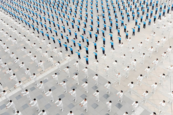 عکس/نظم شگفت‌انگیز چینی‌ها