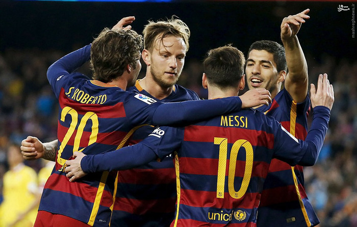 عکس/ پیروزی پرگل بارسلونا مقابل خیخون