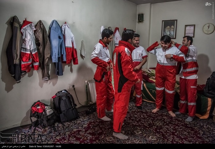 عکس/ زندگی جالب امدادگران هلال احمر