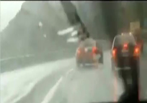 جدال مرگ بین پورشه و جنسیس در جاده چالوس + فیلم