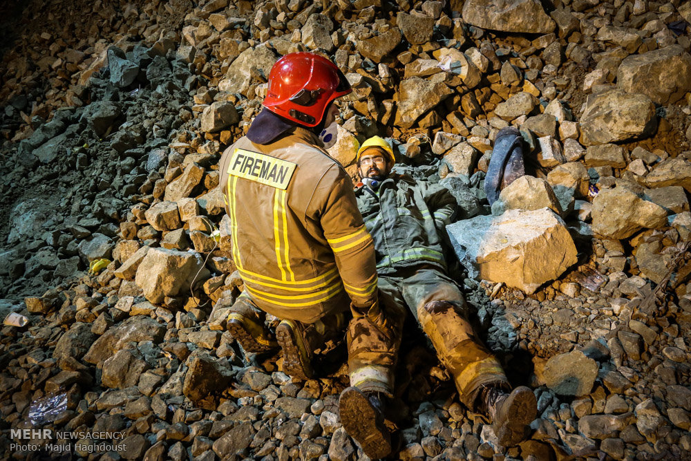 عملیات امداد و نجات ساختمان پلاسکو