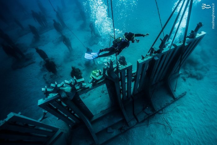 عکس/ اولین موزه زیر آب اروپا‎