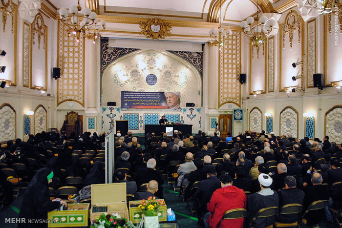 عکس/ مراسم بزرگداشت آیت الله هاشمی در انگلیس