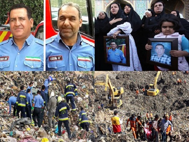 همسر آتش نشان شهید حادثه برمشور:گفتند سر و صدا کنید به شکایت شما رسیدگی نمی شود!