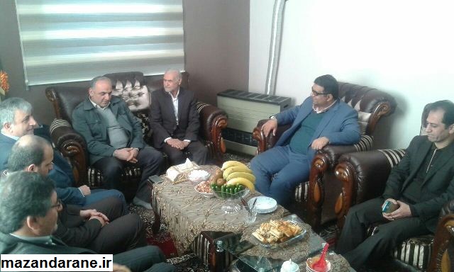 مدیر عامل و مدیران آب وفاضلاب شهری مازندران با خانواده شهید عابدیان دیدار کردند+ تصاویر