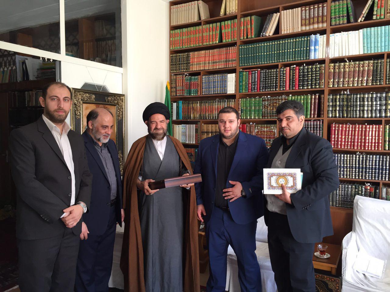 دیدار بهادر مولایی با آیت الله بطحائی گلپایگانی+ عکس