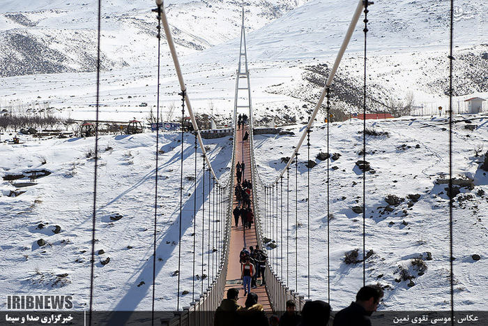 بزرگترین پل معلق خاورمیانه
