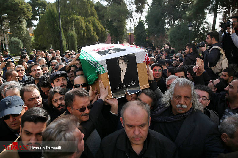 مراسم تشییع پیکر مرحوم افشین یداللهی