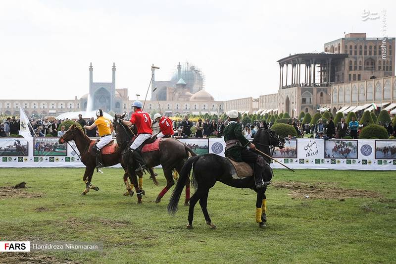 مسابقات چوگان در میدان نقش جهان اصفهان