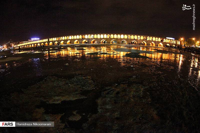 جاری شدن مجدد آب در زاینده رود