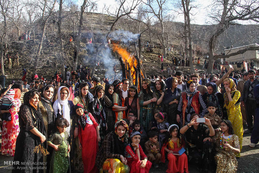 جشن نوروز در بزرگ ترین روستای استان کردستان