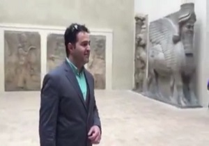 اجراى سرود “اى ایران” در موزه لوور پاریس + فیلم