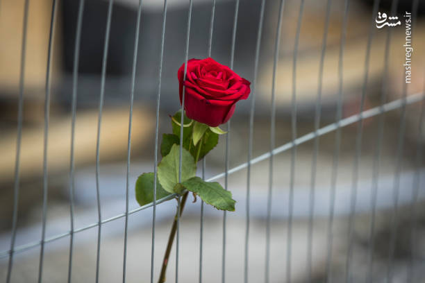 ادای احترام مردم استکهلم به قربانیان حادثه تروریستی