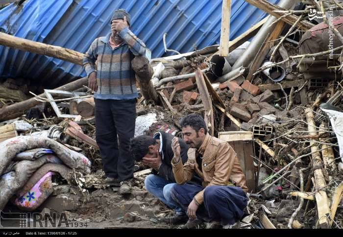 غم و اندوه مردم سیل زده «عجب شیر»