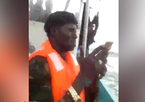 نجات شش ملوان ایرانی در اقیانوس هند + فیلم