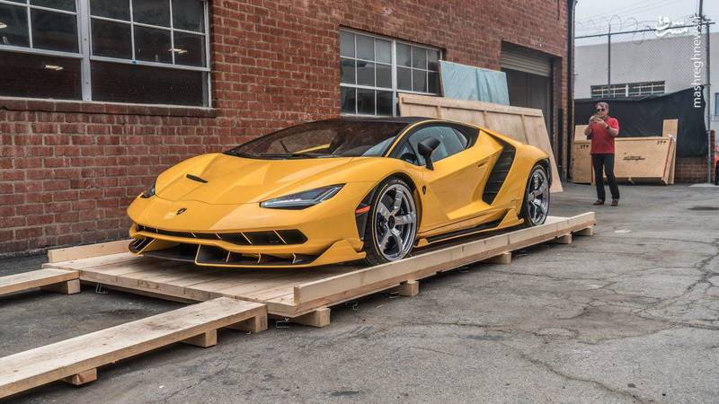 نحوه ارسال لامبورگینی برای مشتریان!