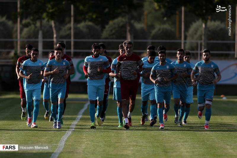 اولین تمرین تیم ملی فوتبال امید