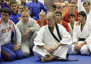 وقتی پوتین آموزش جودو می‌دهد! + فیلم