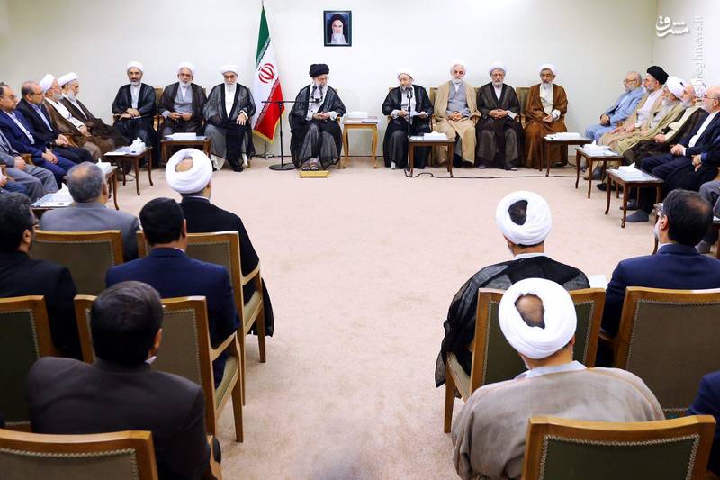 دیدار مسئولان دستگاه قضائی با رهبرانقلاب
