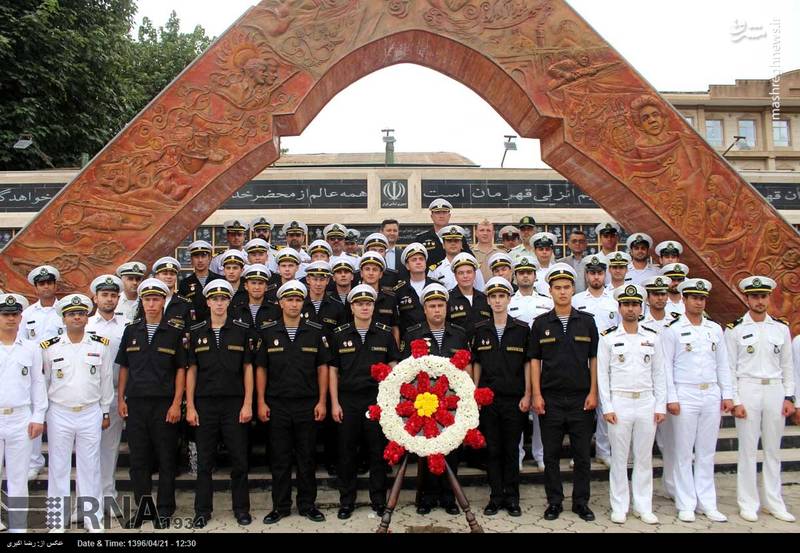 ورود ناوگروه صلح و دوستی روسیه به بندرانزلی‎
