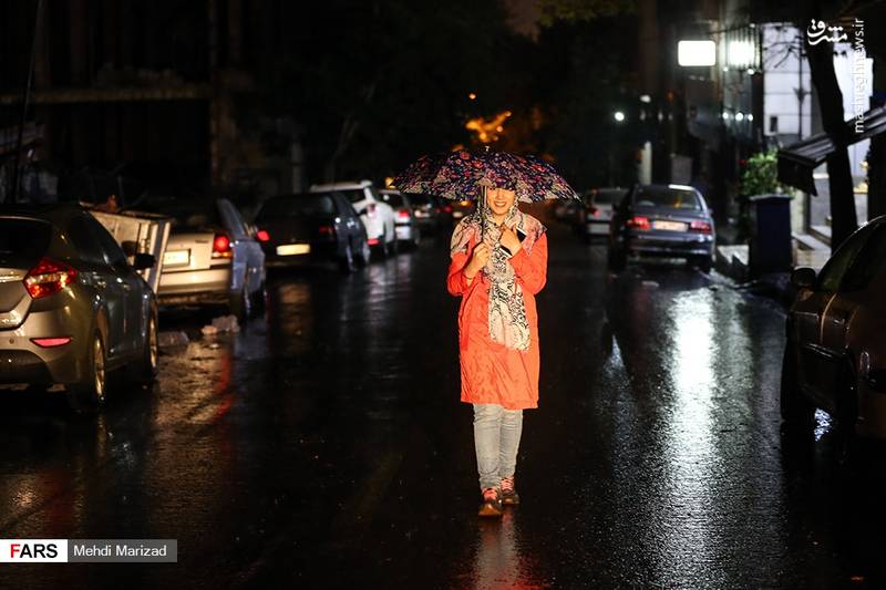 باران تابستانی تهران