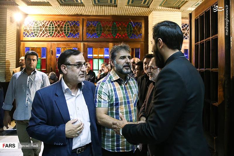 حضور چهره ها در مراسم ترحیم مرحوم کاسه ساز