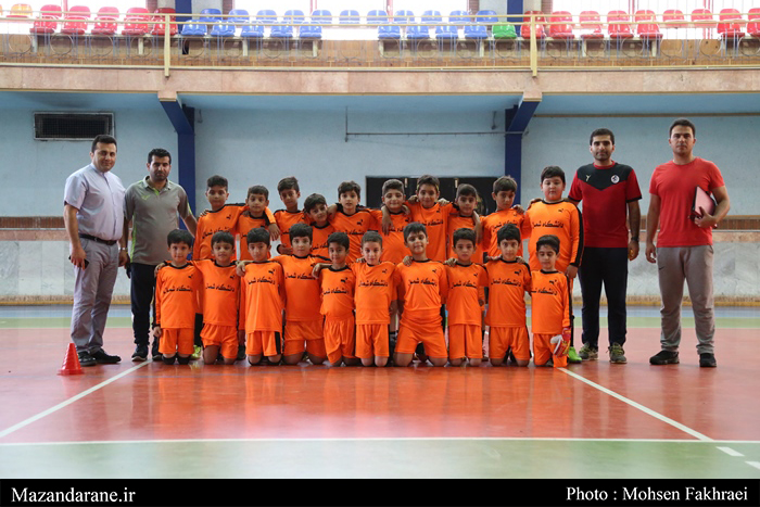 تمرینات آکادمی فوتبال دانشگاه شمال آمل به روایت تصویر