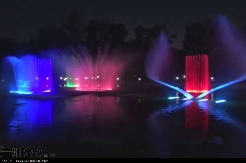 بزرگترین آبنمای موزیکال کشور