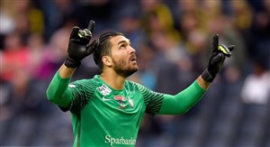 حقیقی دروازه‌بان هفته لیگ سوئد شد