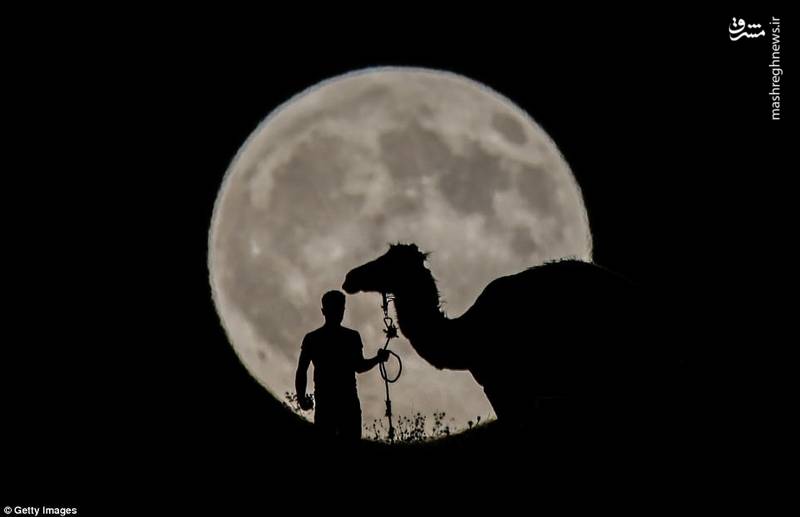 تصاویری زیبا از ماه گرفتگی در کشورهای مختلف
