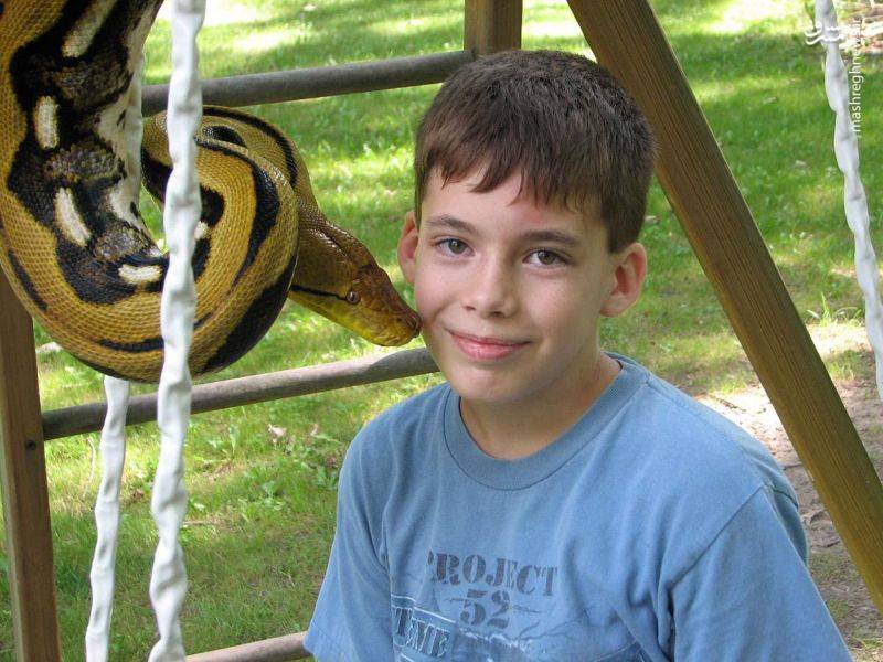 زندگی در کنار مار پیتون!