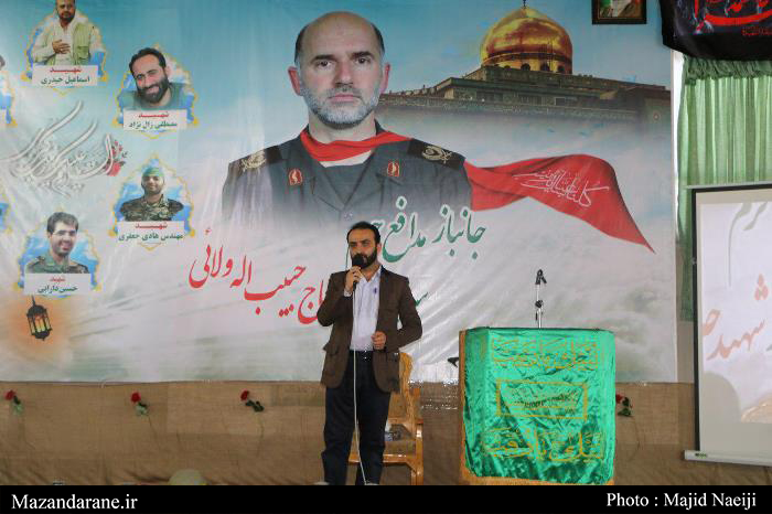 مراسم ختم شهید حبیب الله ولایی در آمل + تصاویر