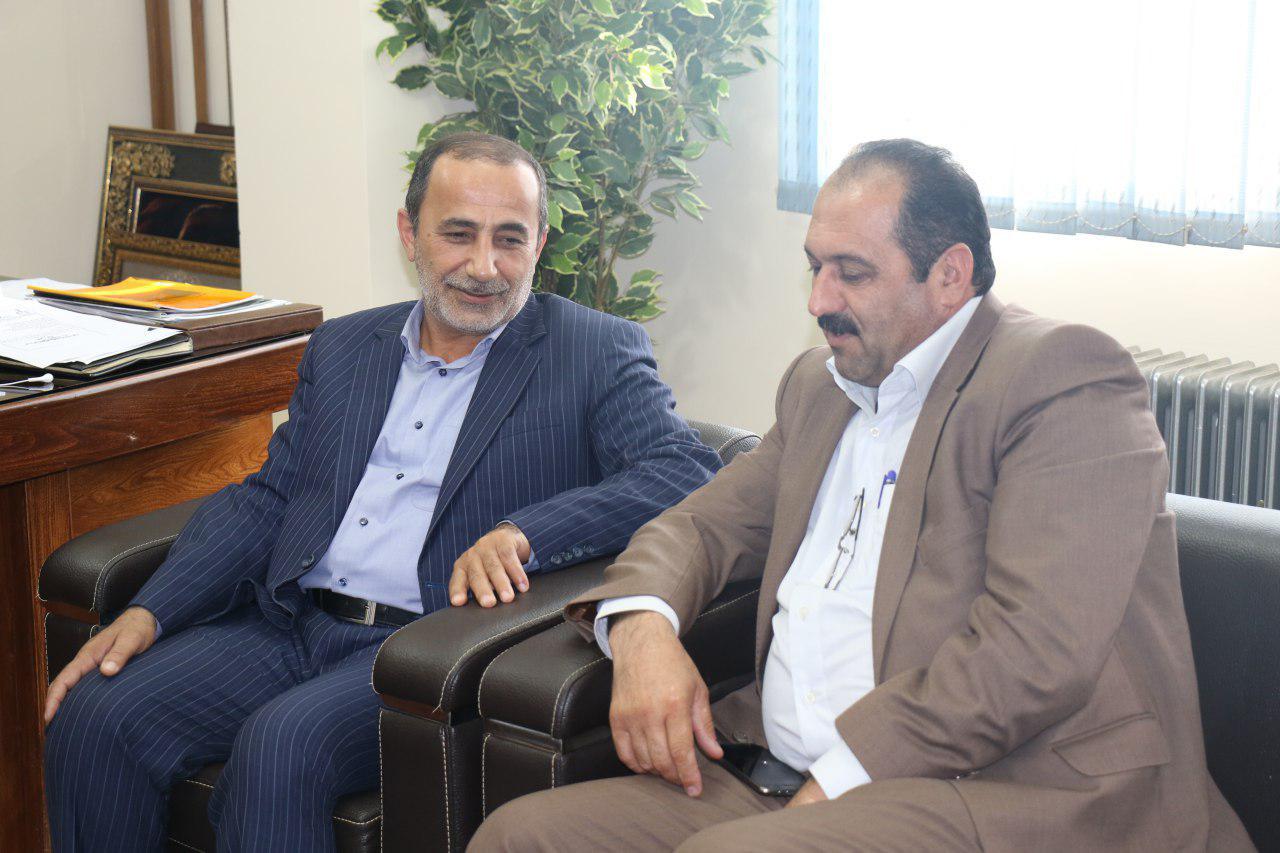 دیدار مدیرعامل شرکت بهره برداری و توزیع آب مازندران با فرماندار ویژه آمل+عکس