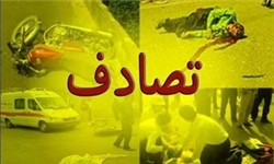 یک کشته و ۱۱ مصدوم در برخورد وانت نیسان با شتر
