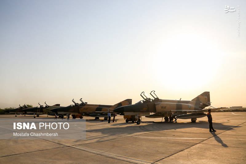 تمرین رژه هوایی