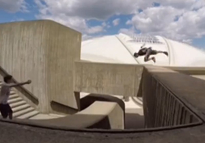 حادثه دردناک برای یک پارکور کار + فیلم