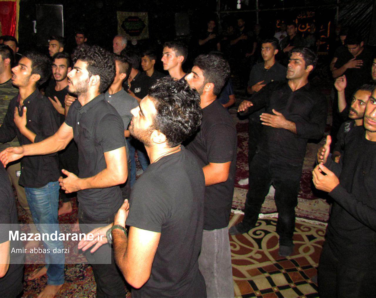 برگزاری مراسم عزاداری محرم در منطقه هلستان نوشهر+ تصاویر