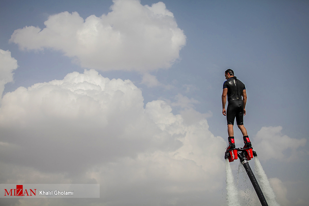 ورزش های آبی در سد امند تبریز