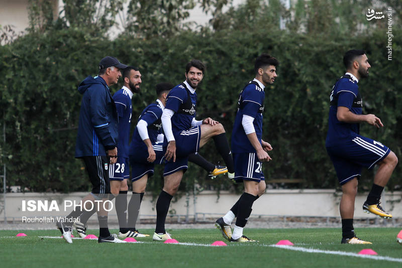 تمرین تیم ملی فوتبال