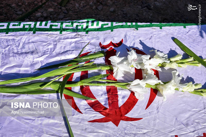 ورود پیکر ۱۱۹ شهید دوران دفاع مقدس از مرز شلمچه