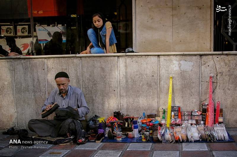 تامین زندگی در کف خیابان