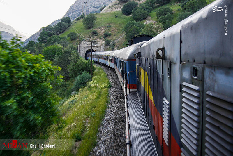 مسیر زیبای قطار لرستان
