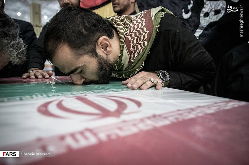 تشییع شهید مدافع حرم مصطفی نبی‌لو