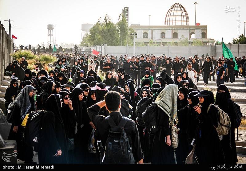 خروج زائران اربعین از مرز مهران