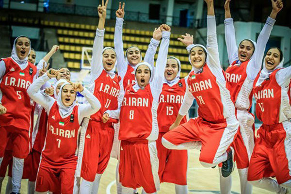 پایان کار دختران بسکتبالیست نوجوان ایران در آسیا با عنوان چهارمی